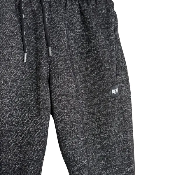 Women's Charcoal Heather Jogger Sweatpants XS Drawstring Athletic Lounge Pants - Image 6