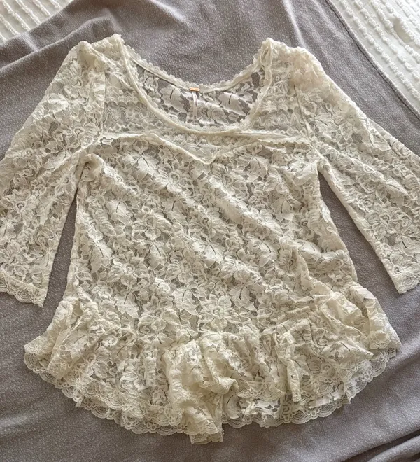 Free people lace top  - Image 2