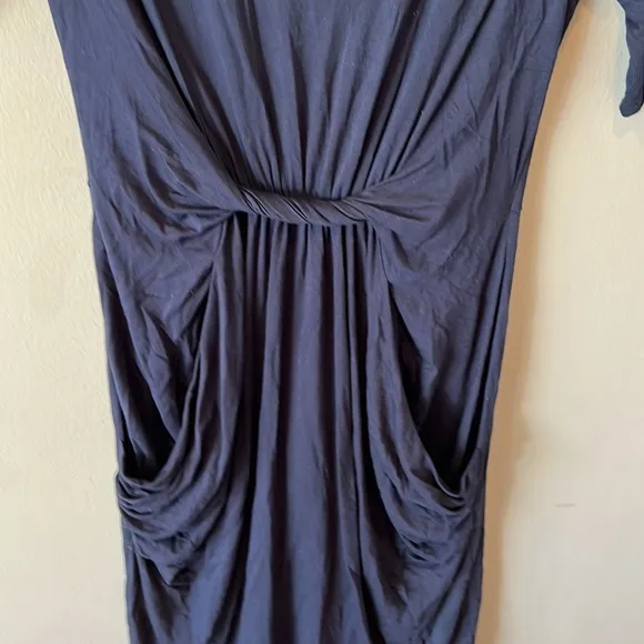 Anthropologie Meadow rue small navy dress with pockets‎ - Image 2