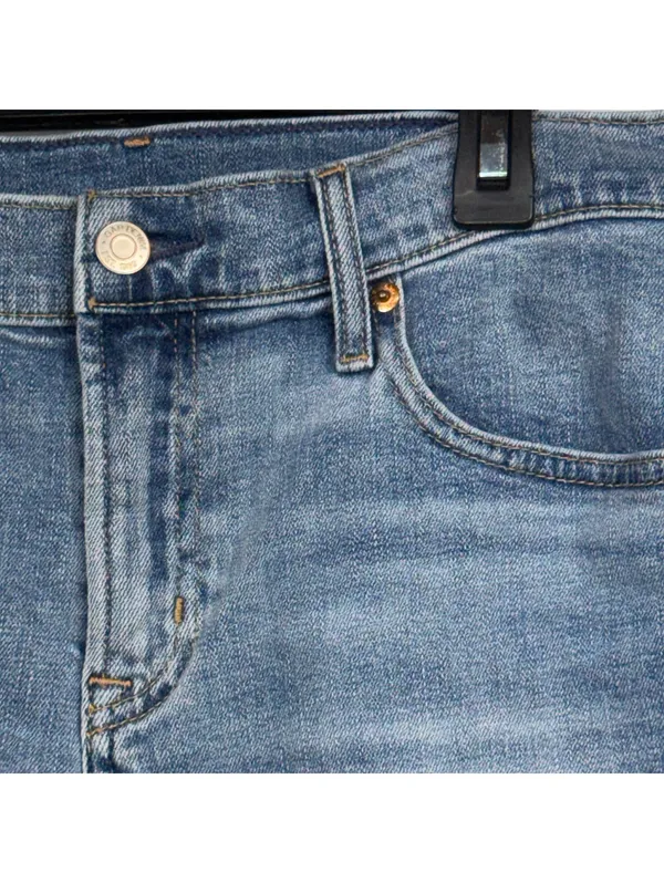Gap Girlfriend Denim Shorts 29/8 Mid Rise Cutoff - Image 3