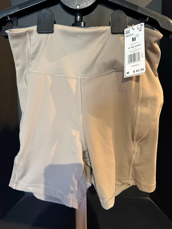Women’s Adidas highwasted gym shorts size medium - Image 2