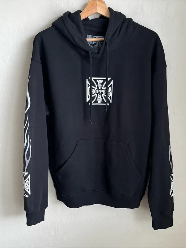 West Coast Choppers Hoodie Jessie James Y2K unisex small NWOT - Image 3