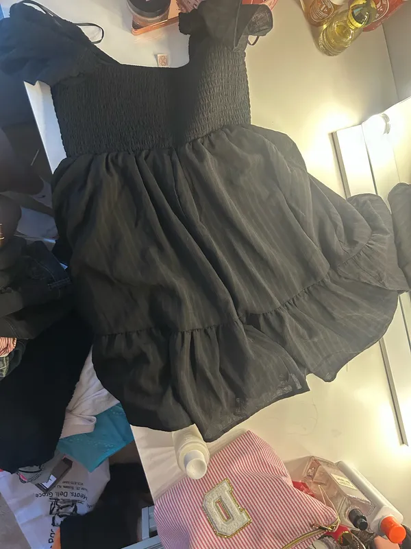 & Other Stories black sun dress - Image 2