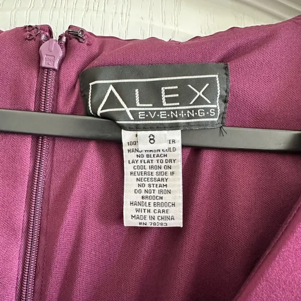 Alex Evenings Purple Size 8 - Image 5