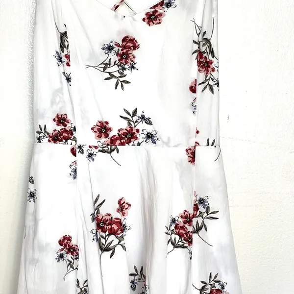 Garage Womens Dress Sz XS Floral Skater Mini Soft Girl Romantic Feminine Boho - Image 9