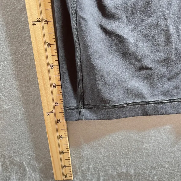 839 | lululemon Align Wide Leg Nulu High‎ Rise Yoga Pant Graphite Grey Womens 2 - Image 4