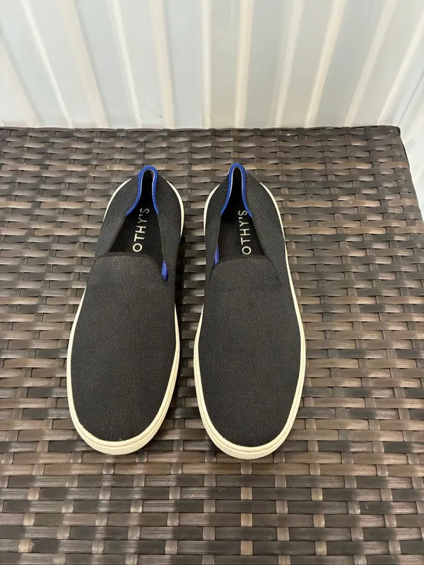 Rothy’s black knit sneakers women’s size 8 - Image 2