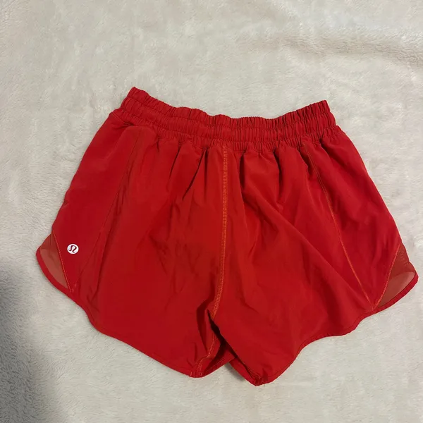 Red Lululemon Hotty Hot Shorts - Image 2
