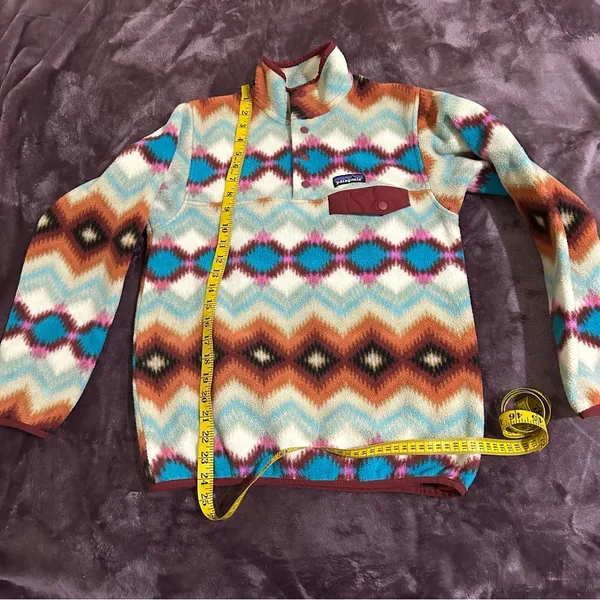 Patagonia Synchilla Fleece Snap T Pullover Cinder Twist, XS - Image 8