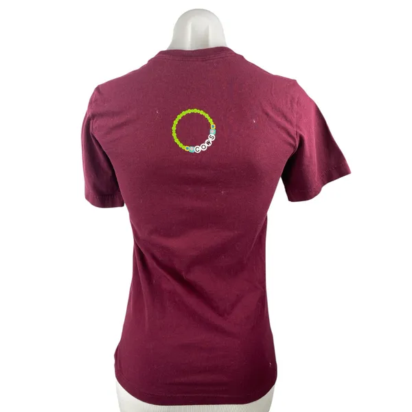 COWS Haylor Swift The Eras Farm Tour Red Maroon Crew Taylor T Shirt Tee Top XS - Image 3