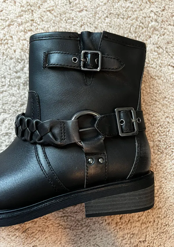 Crown Vintage Moto Boots - Image 3