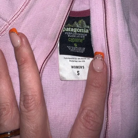 Patagonia‎ performance base layer capilene pink size Small - Image 3