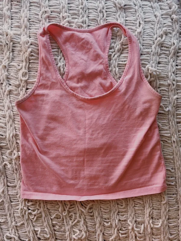 Women's Scoop Neck Racerback Tank Top - Pink - Image 3