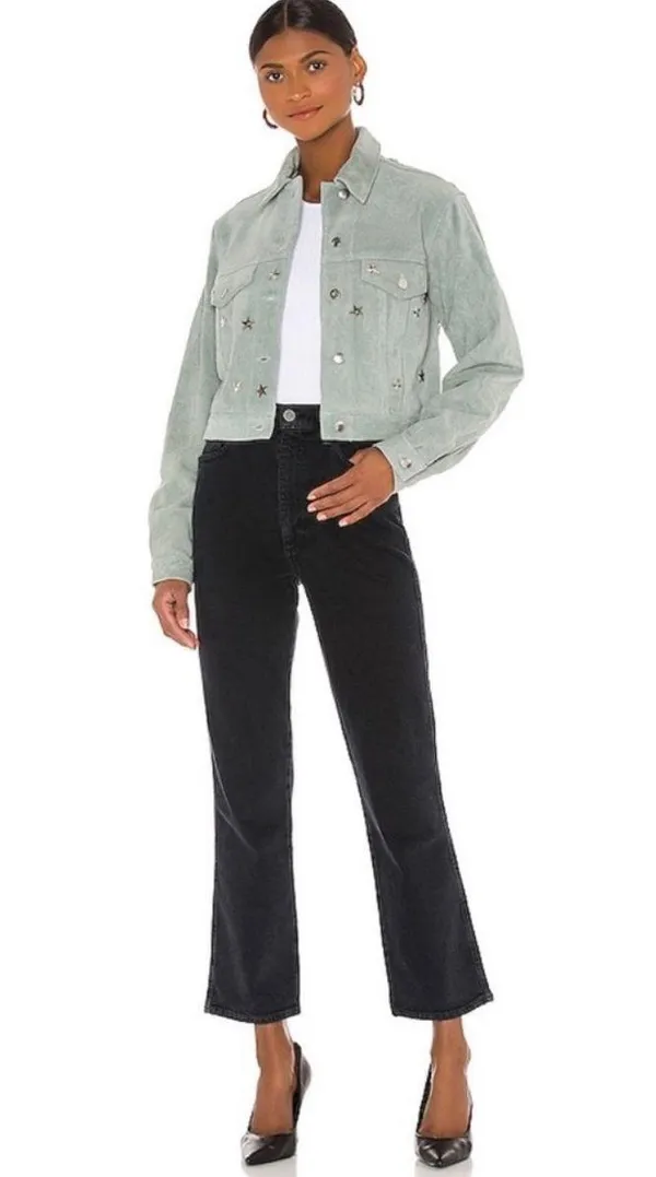 Understated Leather Lucky Stars Jacket in XSmall - Image 4