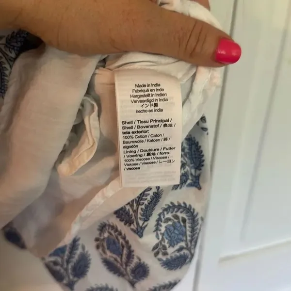J.Crew bouquet block print mini dress size xs - Image 8
