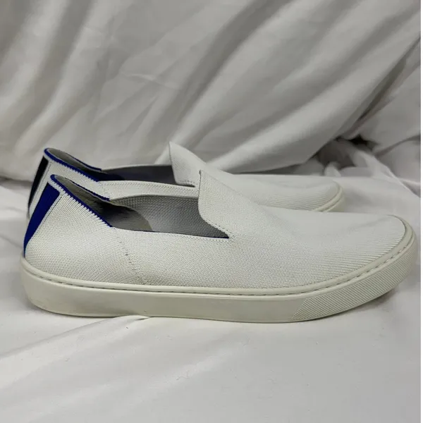 Rothy's $99 Women's The Original‎ Slip On Sneaker in Bright White Sz 9.5 - Image 3