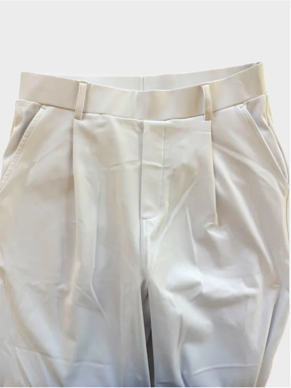 Size S Halara Flex High Waisted Plicated Side Pocket Straight Leg Work Pants - Image 5