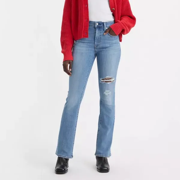 Levi's 725 High Rose Bootcut Jeans‎ in Blue Size 26 - Image 9