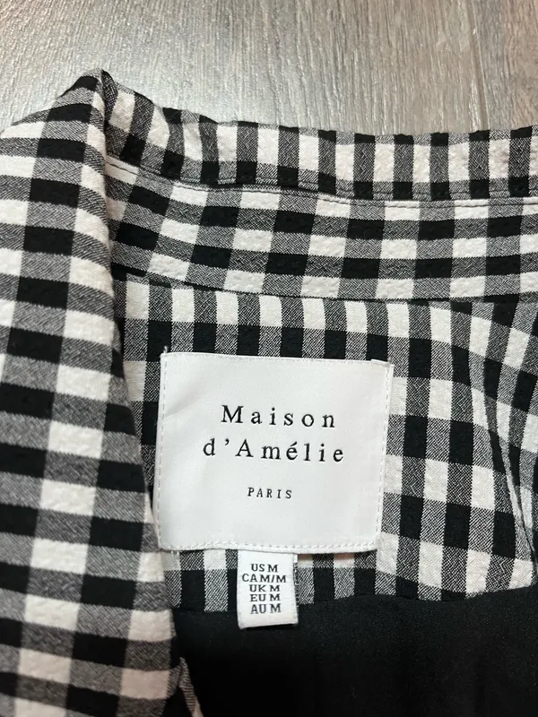 Anthropologie Maison d’Amelie Gingham Blazer - Image 3