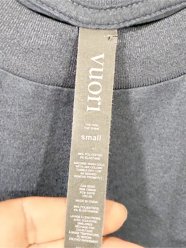 Vuori WOMEN'S DAYDREAM CREW Long Sleeve Pullover Size Small - Image 3