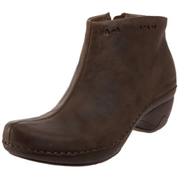Patagonia Womens Better Clog Leather Ankle Boots Deep Espresso Brown #1267 - Image 8