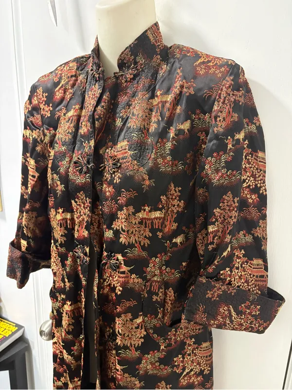 90s Shanghai duster jacket Black - Image 7