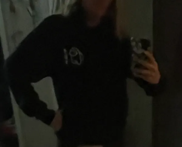 Jerzees Black Hoodie SUS Logo - Image 4