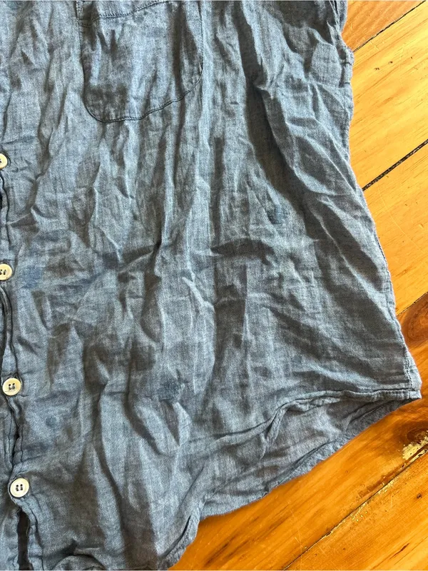 Bsbee Denim Blue Ollie Shirt Size small cotton - Image 2