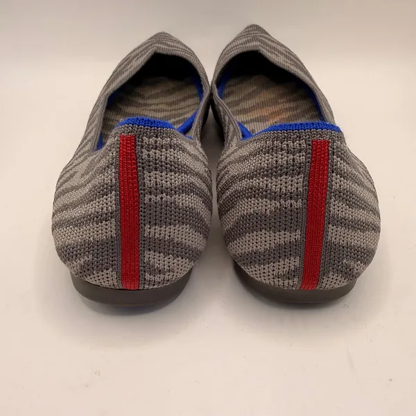 Rothy's The Point Grey Zebra Animal Print Knit Flats Womens Size 7.5 (RETIRED) - Image 4
