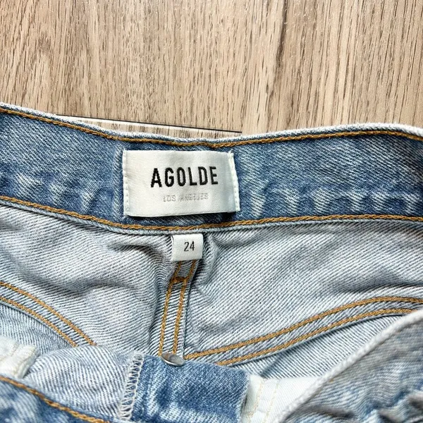 AGOLDE Parker Shorts in Encore Distressed Size 24 - Image 4
