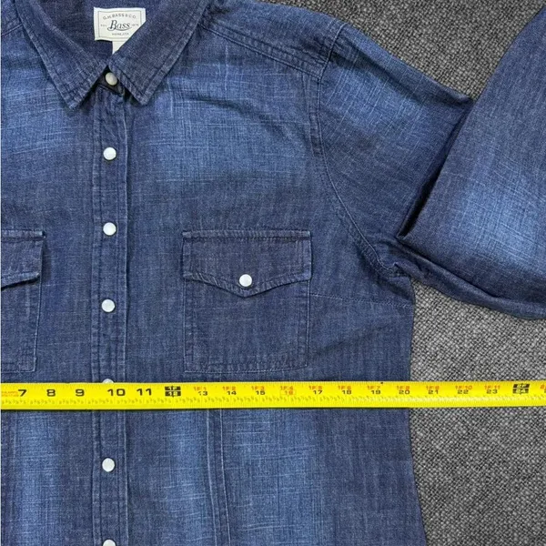G.H. Bass & Co. Indigo Denim Button-Up Shirt - Image 7