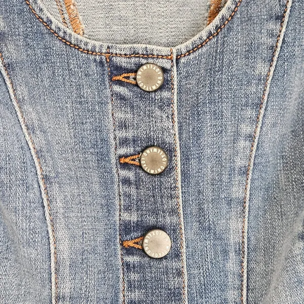 Idyllwind Miranda Lambert Denim Corset Vest Medium Wash Blue XS Button Front - Image 7