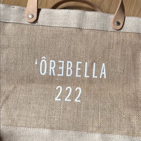 Örebella Tan Canvas Tote Bag - Image 2