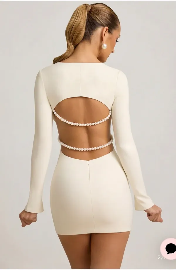 Oh Polly akari pearl cut dress - Image 2