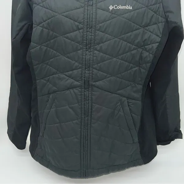 Columbia Women's Y2K Dark Black with a Hint of Green Utility Jacket-Size M - Image 3