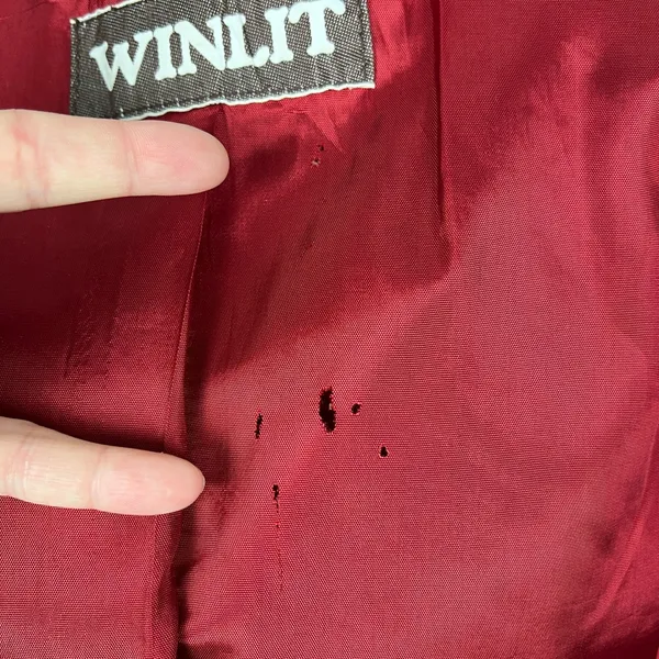 Vintage WINLIT Leather Jacket Womens Small M Red Rust Mod Gogo Hipster 1960s‎ 13 - Image 12
