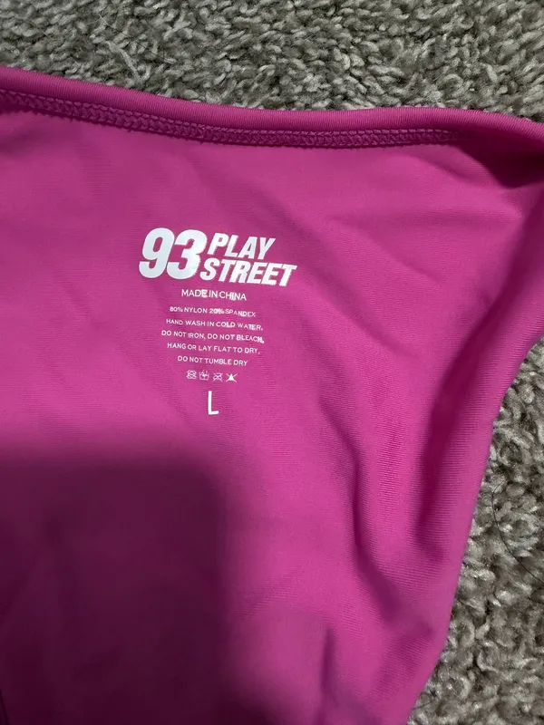 93 Play Street Bikini Bottom Pink Size L - Image 3