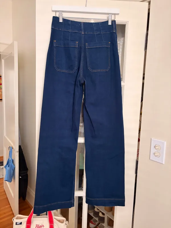 Maeve Colette High Rise Wide Leg Jeans - Image 6