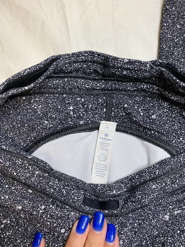 Lululemon Leggings Grey Black - Image 5