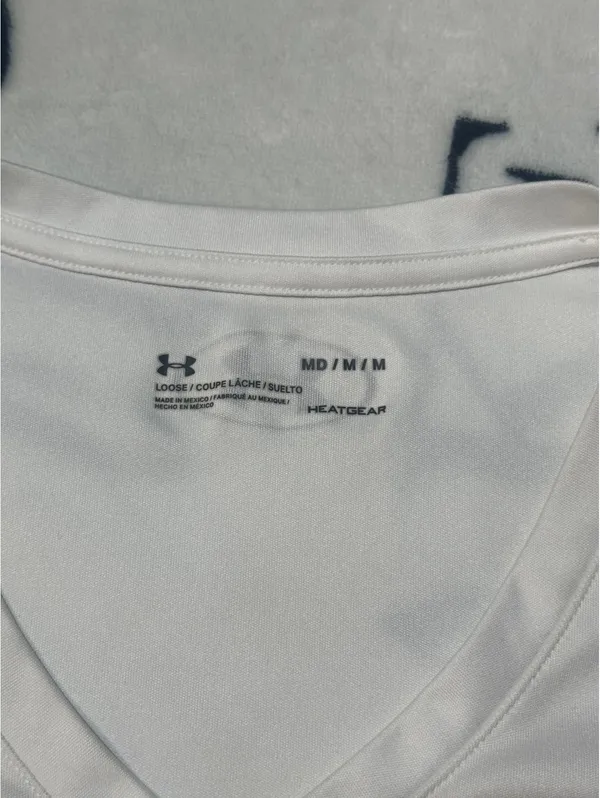 Under Armour WhiteShort Sleeve T-Shirt Women’s Size M - Image 4