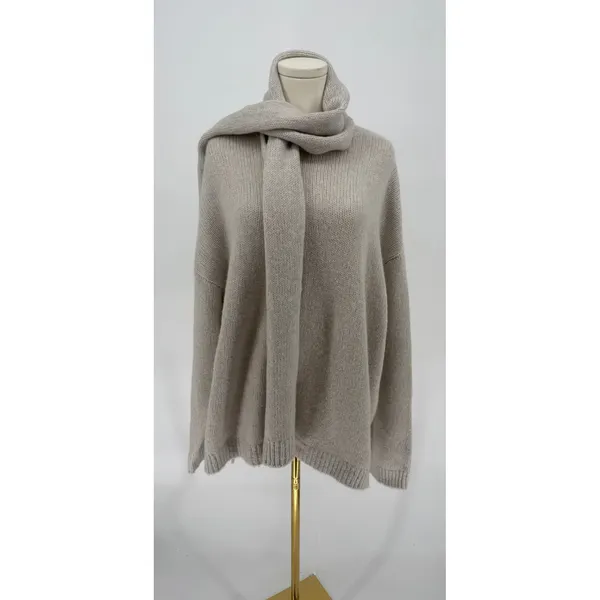 NWT Favorite Daughter THE JAMIE Cashmere Blend Sweater in Gray‎ Sz Large $378 - Image 5