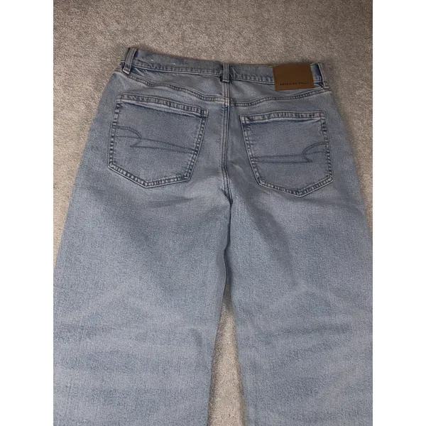 american eagle ex boyfriend jeans studded detail size 8 - Image 7