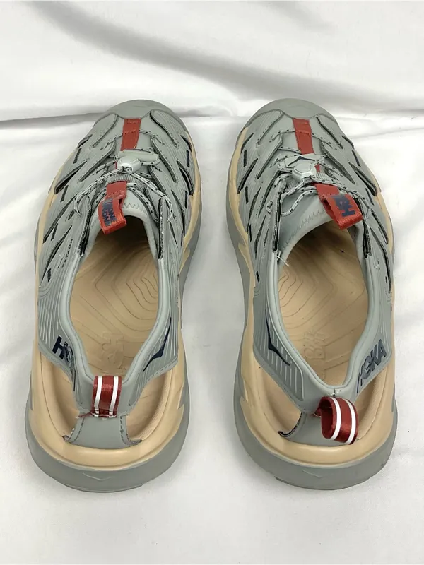 HOKA ONE ONE Hopara Hiking Sandals Limestone Shifting Sand Grey Women’s Sz 8.5 - Image 8