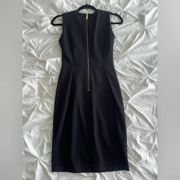 Calvin Klein Black Midi Dress - Image 3
