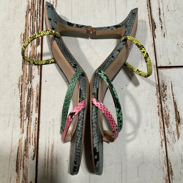 Nwot Steve Madden Loft‎ Slide Sandals Multi Snake Print - Image 7