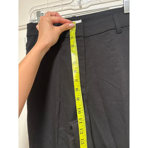 H&M Women's Black Straight Leg Dress Pants Trousers Size 4 - Image 5