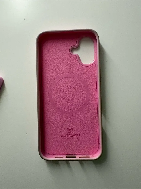 Velvet Caviar Pink Phone Case with Mag Safe Card Slot - Image 3