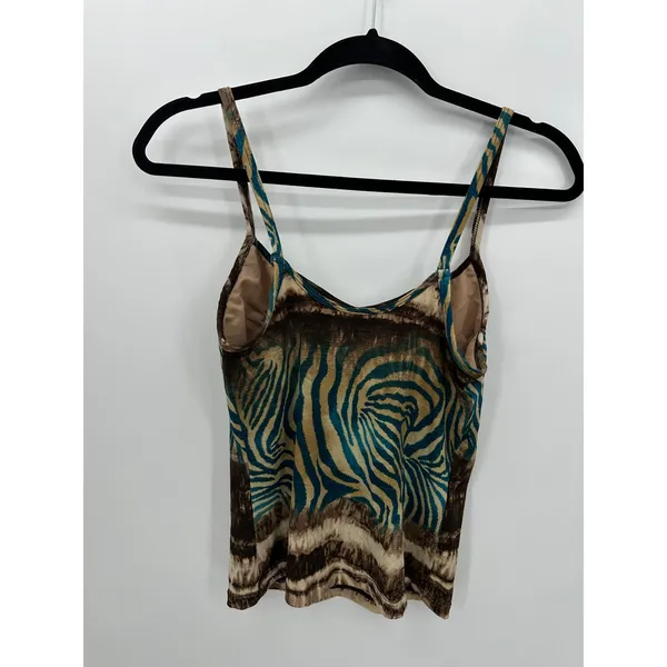 Papillon Blanc Womens Camisole Y2K Tank Size S Zebra‎ Dark Fairy Grunge Boho - Image 2