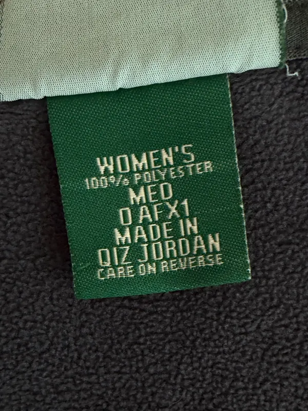 L.L. Bean Women’s Black Fleece Zip Jacket  - Image 7