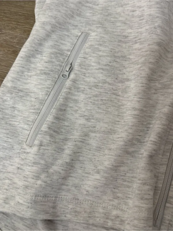 Spyder Heather Light Gray Zip-Up Hoodie - Image 4